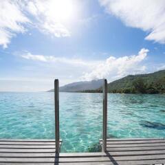 Отель Hilton Moorea Lagoon Resort and Spa Французская Полинезия, Муреа - отзывы, цены и фото номеров - забронировать отель Hilton Moorea Lagoon Resort and Spa онлайн приотельная территория