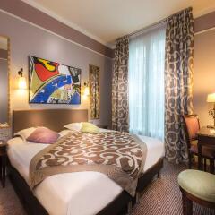 Отель Hôtel Du Bois Champs-Elysées 3* Стандартный номер с различными типами кроватей фото 21