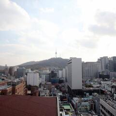 Отель Ekonomy Myeongdong Central Сеул балкон