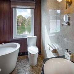 Отель Paradise Elegance Cruise Halong ванная фото 2