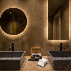Отель Andronis Arcadia Hotel Греция, Остров Санторини - отзывы, цены и фото номеров - забронировать отель Andronis Arcadia Hotel онлайн ванная