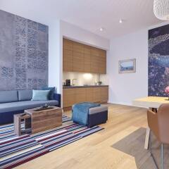 Отель Hyatt House Dusseldorf Andreas Quarter Германия, Дюссельдорф - отзывы, цены и фото номеров - забронировать отель Hyatt House Dusseldorf Andreas Quarter онлайн интерьер отеля