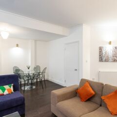 Апартаменты Knightsbridge- 28 Hans Rd Apartments Лондон комната для гостей