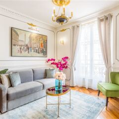 Отель Luxury 2 bedroom 2.5 bathroom Louvre Франция, Париж - отзывы, цены и фото номеров - забронировать отель Luxury 2 bedroom 2.5 bathroom Louvre онлайн комната для гостей