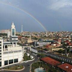 Отель Pullman Baku Азербайджан, Баку - 6 отзывов об отеле, цены и фото номеров - забронировать отель Pullman Baku онлайн балкон