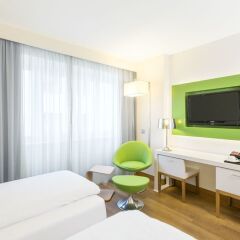 Отель NH Frankfurt Messe Германия, Франкфурт-на-Майне - 3 отзыва об отеле, цены и фото номеров - забронировать отель NH Frankfurt Messe онлайн комната для гостей фото 5