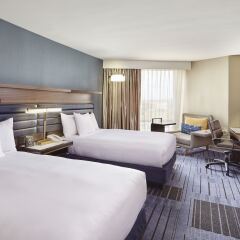 Отель Hilton Newark Airport США, Элизабет - отзывы, цены и фото номеров - забронировать отель Hilton Newark Airport онлайн комната для гостей фото 4