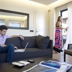 Отель O&B Athens Boutique Hotel Греция, Афины - 1 отзыв об отеле, цены и фото номеров - забронировать отель O&B Athens Boutique Hotel онлайн комната для гостей фото 4