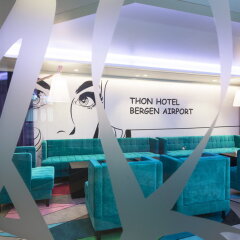 Thon Hotel Bergen Airport интерьер отеля