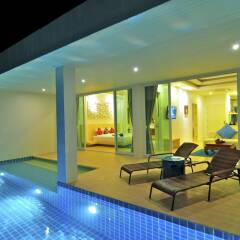 Отель Grand Bleu Ocean View Pool Suite сауна