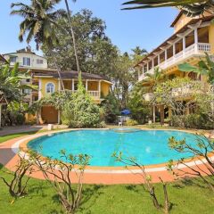 Отель GuestHouser 3 BHK Villa 5c00 Гоа бассейн