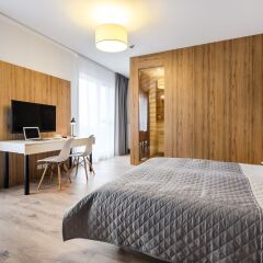 Отель Апарт-отель City Comfort Польша, Варшава - 8 отзывов об отеле, цены и фото номеров - забронировать отель Апарт-отель City Comfort онлайн комната для гостей фото 2
