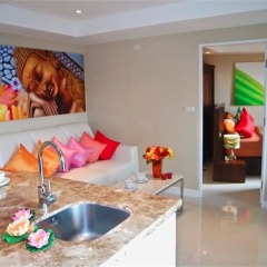 Апартаменты Kata Ocean View Sea View Apartment пляж Ката комната для гостей фото 3