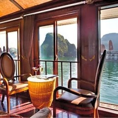 Отель Pelican Halong Cruise Вьетнам, Халонг - отзывы, цены и фото номеров - забронировать отель Pelican Halong Cruise онлайн балкон