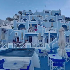 Отель Kafieris Apartments on the cliff Греция, Остров Санторини - 1 отзыв об отеле, цены и фото номеров - забронировать отель Kafieris Apartments on the cliff онлайн бассейн фото 2