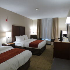 Отель Comfort Suites Columbus West - Hilliard США, Колумбус - отзывы, цены и фото номеров - забронировать отель Comfort Suites Columbus West - Hilliard онлайн комната для гостей фото 3