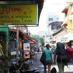 Yor Ying Hostel Бангкок городской автобус