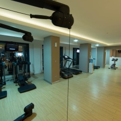 Отель Qafqaz Baku City Hotel and Residences Азербайджан, Баку - 9 отзывов об отеле, цены и фото номеров - забронировать отель Qafqaz Baku City Hotel and Residences онлайн фитнесс-зал фото 3