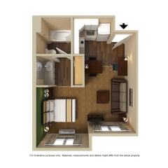 Отель Extended Stay America - Las Vegas - Midtown балкон