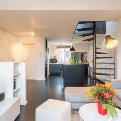 Отель Europea Luxury Duplex Residence Flagey Бельгия, Брюссель - отзывы, цены и фото номеров - забронировать отель Europea Luxury Duplex Residence Flagey онлайн комната для гостей фото 3