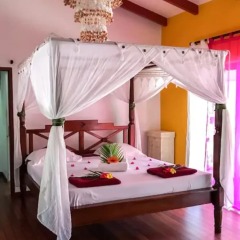 Отель Villa Tiahura Dream Французская Полинезия, Муреа - отзывы, цены и фото номеров - забронировать отель Villa Tiahura Dream онлайн комната для гостей фото 2