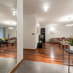 Отель P&O Apartments Patria Польша, Варшава - отзывы, цены и фото номеров - забронировать отель P&O Apartments Patria онлайн интерьер отеля