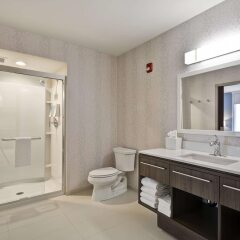 Отель Home2 Suites by Hilton Columbus Airport East Broad США, Колумбус - отзывы, цены и фото номеров - забронировать отель Home2 Suites by Hilton Columbus Airport East Broad онлайн ванная фото 2