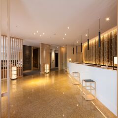 Отель Nishitetsu Resort Inn Beppu Беппу интерьер отеля