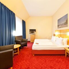 Отель Novum Hotel Gates Berlin Charlottenburg Германия, Берлин - 13 отзывов об отеле, цены и фото номеров - забронировать отель Novum Hotel Gates Berlin Charlottenburg онлайн комната для гостей фото 5