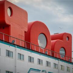 Отель Amstel Botel парковка