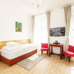 Отель Prague Siesta Apartments Чехия, Прага - отзывы, цены и фото номеров - забронировать отель Prague Siesta Apartments онлайн комната для гостей фото 8