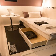 Отель First Cabin Nagasaki Нагасаки сейф в номере