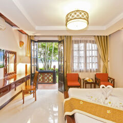 Отель Pho Hoi Riverside Resort Хойан комната для гостей фото 4