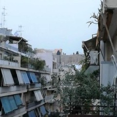 Апартаменты Neos Kosmos Acropolis view apartment балкон