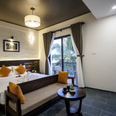 Отель Hoi An Silk River Villa комната для гостей фото 4