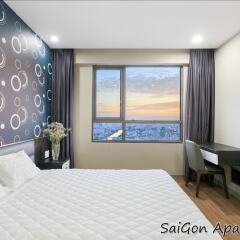 Апартаменты Saigon Apartment The Gold View комната для гостей фото 3