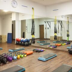Отель Holiday Inn London Kings Cross / Bloomsbury фитнесс-зал фото 2