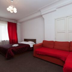 Гостиница Kvart Boutique Belorusskiy комната для гостей фото 4