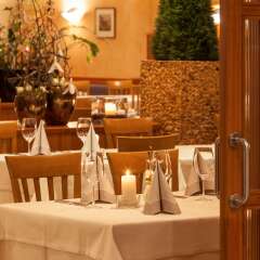 Hotel Tannerhof Сцена питание