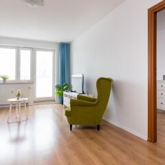 Отель Lucka Central Warsaw Apartment Польша, Варшава - отзывы, цены и фото номеров - забронировать отель Lucka Central Warsaw Apartment онлайн комната для гостей фото 2