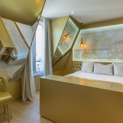 Hotel Les Bulles de Paris Париж комната для гостей фото 2