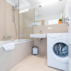 Отель Duschel Apartments Wien-Hauptbahnhof Австрия, Вена - отзывы, цены и фото номеров - забронировать отель Duschel Apartments Wien-Hauptbahnhof онлайн ванная фото 2