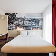 Отель B&B Hotel Zürich Airport Rümlang Швейцария, Рюмланг - отзывы, цены и фото номеров - забронировать отель B&B Hotel Zürich Airport Rümlang онлайн комната для гостей