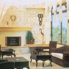Отель Alia Palace Luxury Hotel and Villas Греция, Пефкохори - 1 отзыв об отеле, цены и фото номеров - забронировать отель Alia Palace Luxury Hotel and Villas онлайн интерьер отеля фото 3