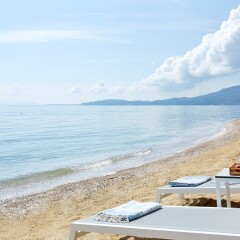 Отель Corfu Village пляж фото 2