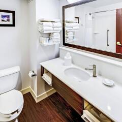 Отель Hampton Inn Columbus I-70E/Hamilton Road США, Колумбус - отзывы, цены и фото номеров - забронировать отель Hampton Inn Columbus I-70E/Hamilton Road онлайн ванная фото 2