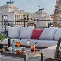 Отель Nh Collection Roma Fori Imperiali Рим бассейн