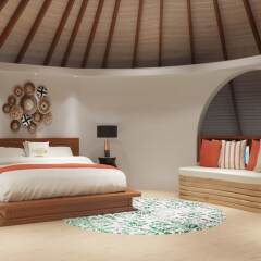 Отель Cinnamon Dhonveli Maldives-Water Suites сейф в номере