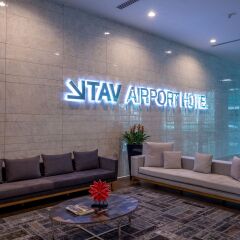 Tav Airport Hotel Izmir Турция, Газимир - 2 отзыва об отеле, цены и фото номеров - забронировать отель Tav Airport Hotel Izmir онлайн интерьер отеля