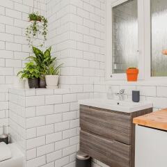 Отель Modern Central 1-bed In Clerkenwell - Sleeps 4! Лондон ванная фото 2